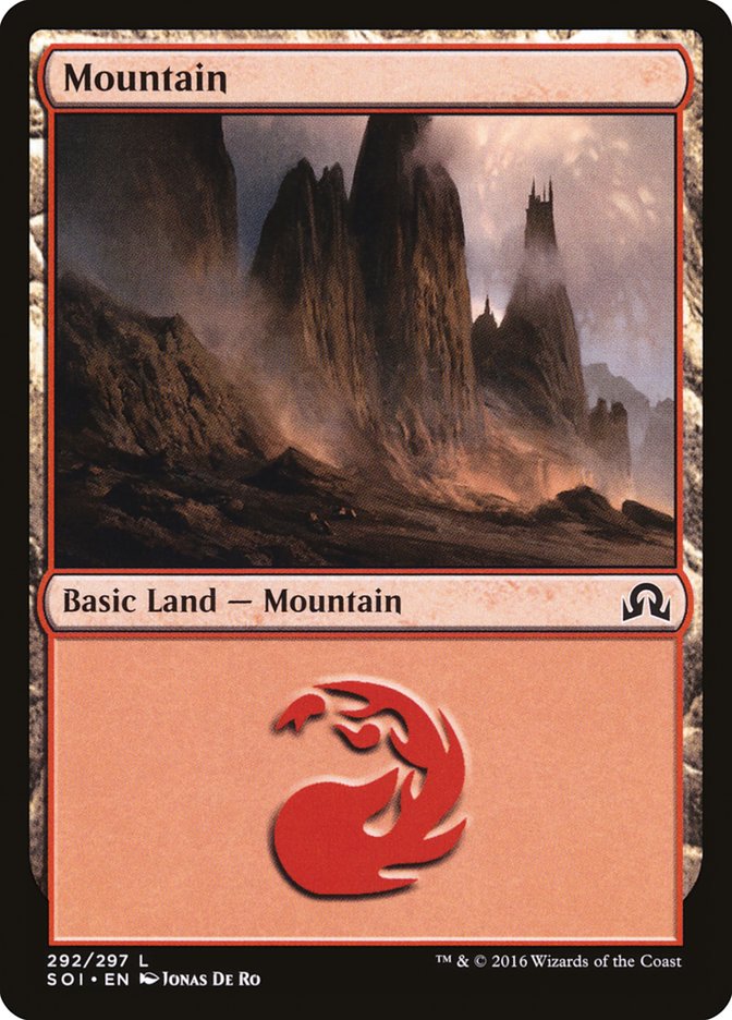 MTG: Shadows over Innistrad 292: Mountain (FOIL) 