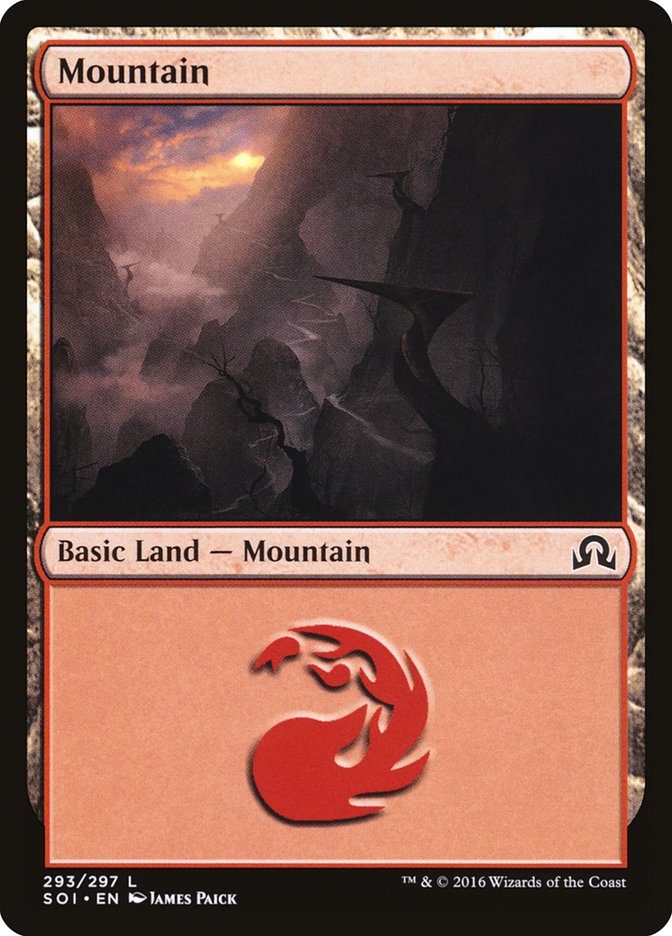 MTG: Shadows over Innistrad 293: Mountain (FOIL) 