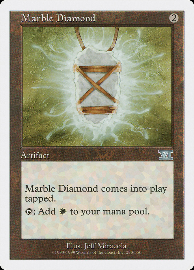 MTG: Sixth Edition 298: Marble Diamond 