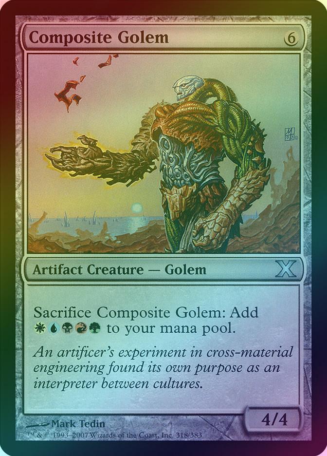 MTG: Tenth Edition 318: Composite Golem (FOIL) 