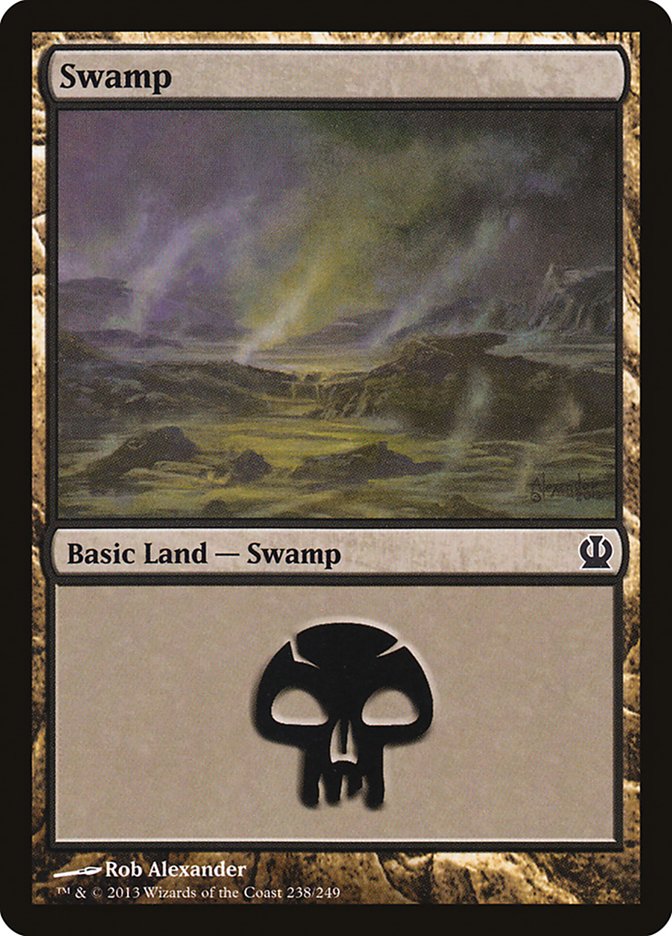 MTG: Theros 238: Swamp (#238) - Foil 