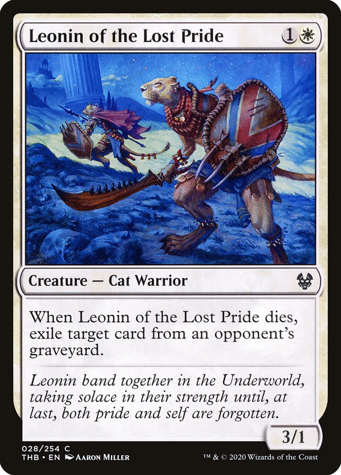 MTG: Theros Beyond Death 028: Leonin of the Lost Pride 