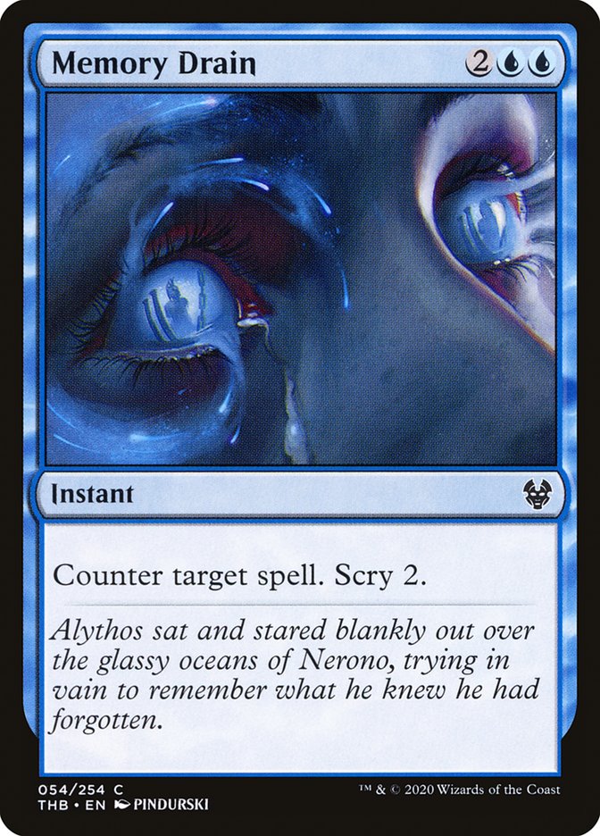 MTG: Theros Beyond Death 054: Memory Drain 