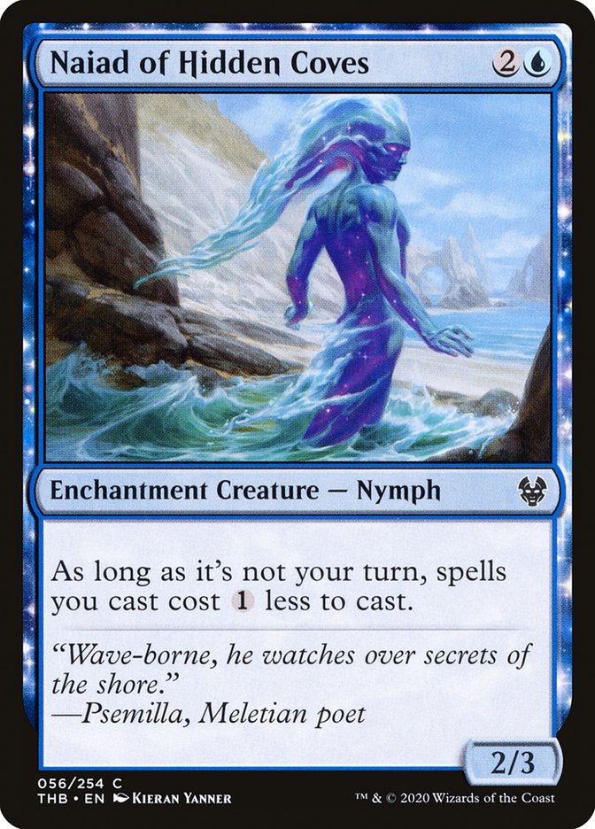 MTG: Theros Beyond Death 056: Naiad of Hidden Coves 