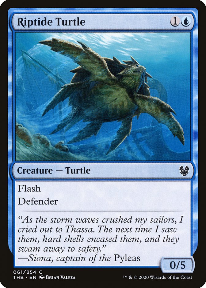 MTG: Theros Beyond Death 061: Riptide Turtle 