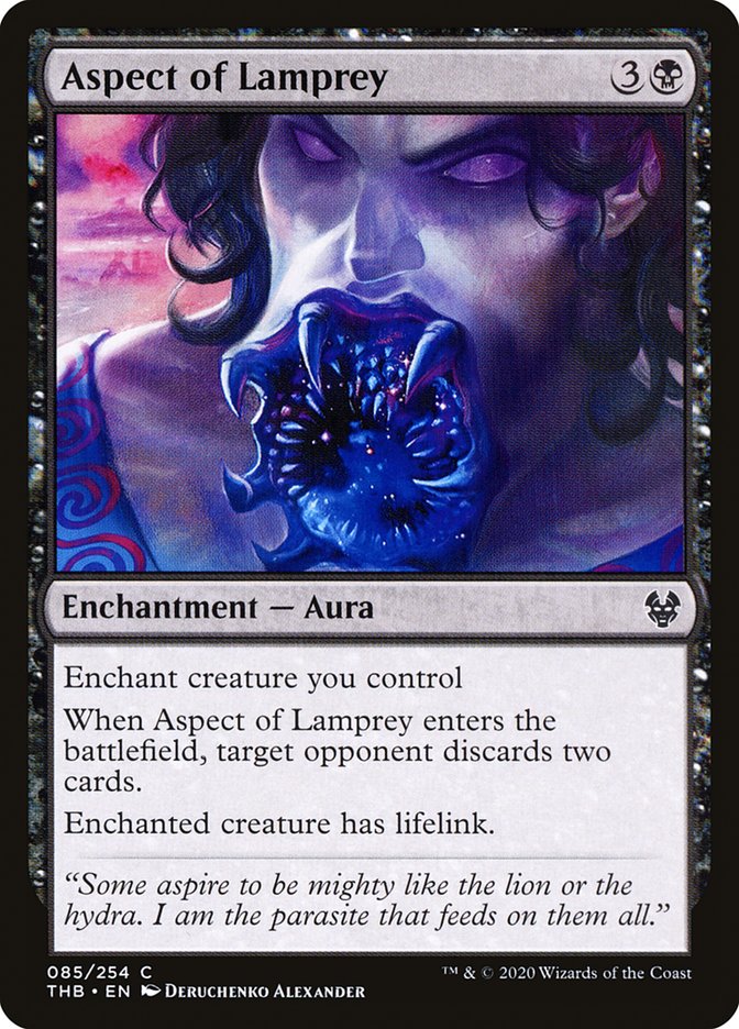 MTG: Theros Beyond Death 085: Aspect of Lamprey 