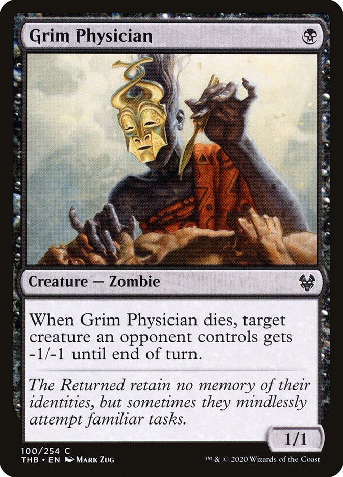 MTG: Theros Beyond Death 100: Grim Physician 