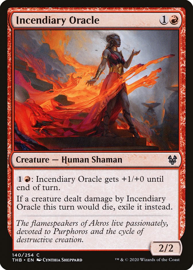 MTG: Theros Beyond Death 140: Incendiary Oracle 