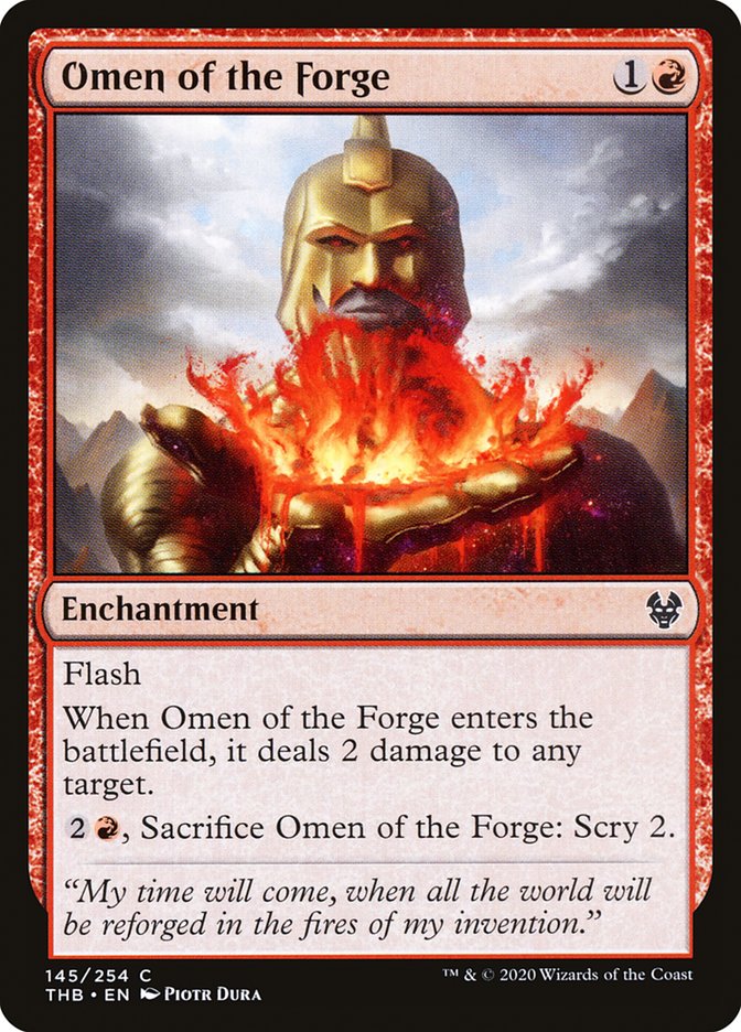 MTG: Theros Beyond Death 145: Omen of the Forge 