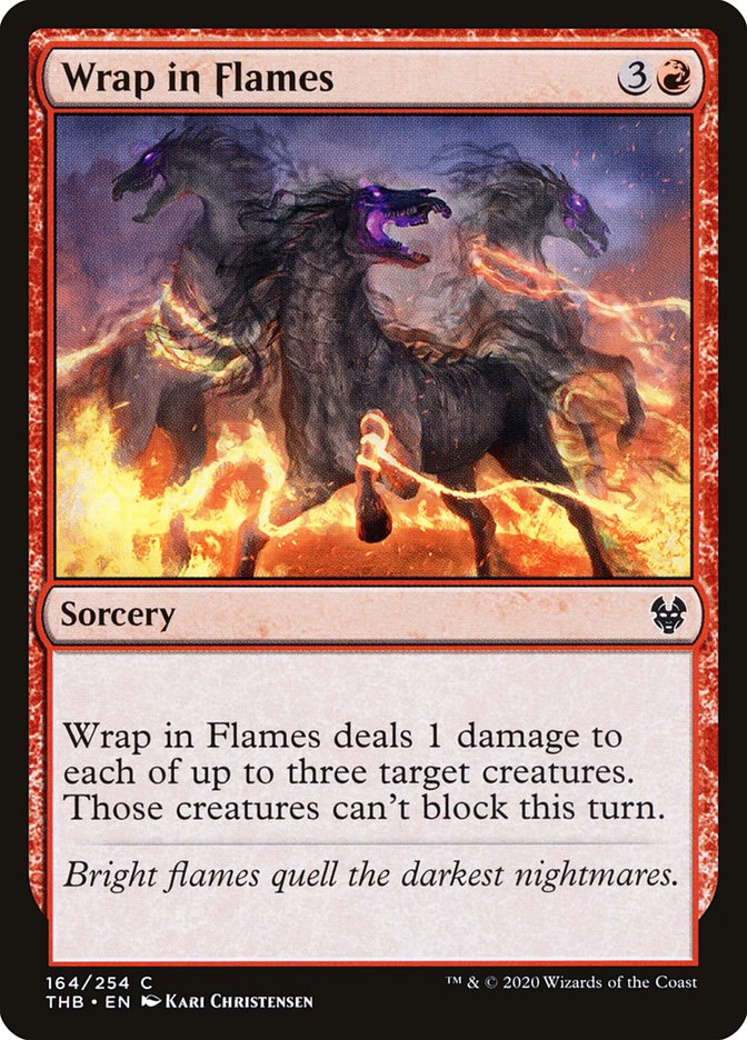 MTG: Theros Beyond Death 164: Wrap in Flames 