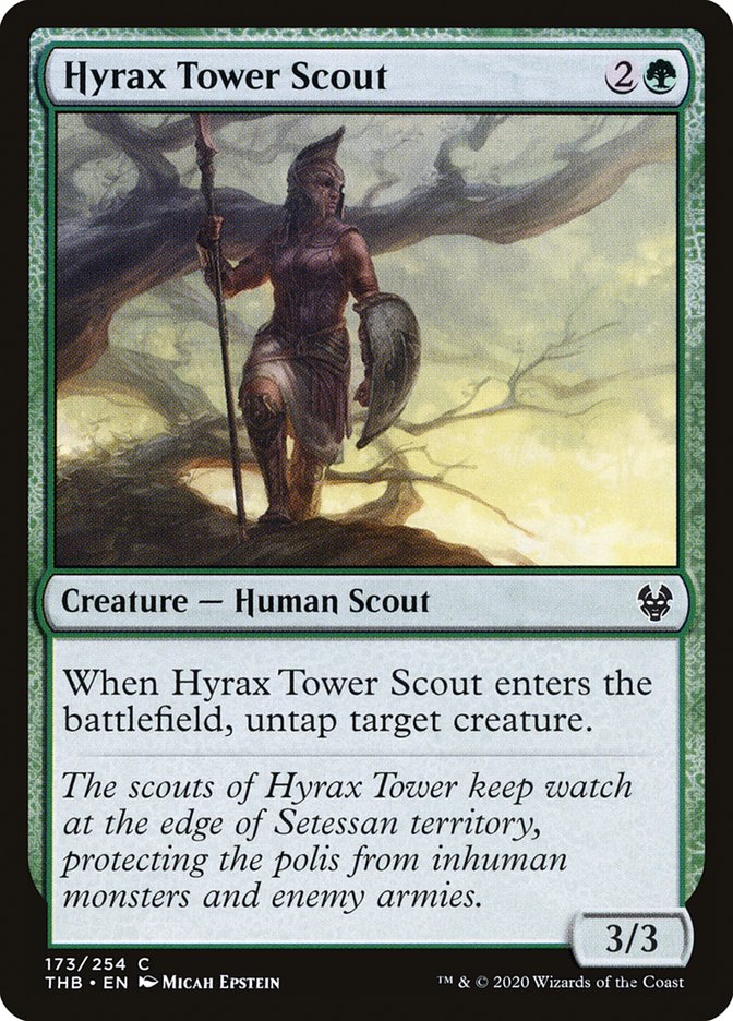 MTG: Theros Beyond Death 173: Hyrax Tower Scout 