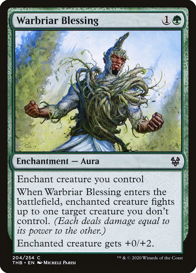 MTG: Theros Beyond Death 204: Warbriar Blessing 