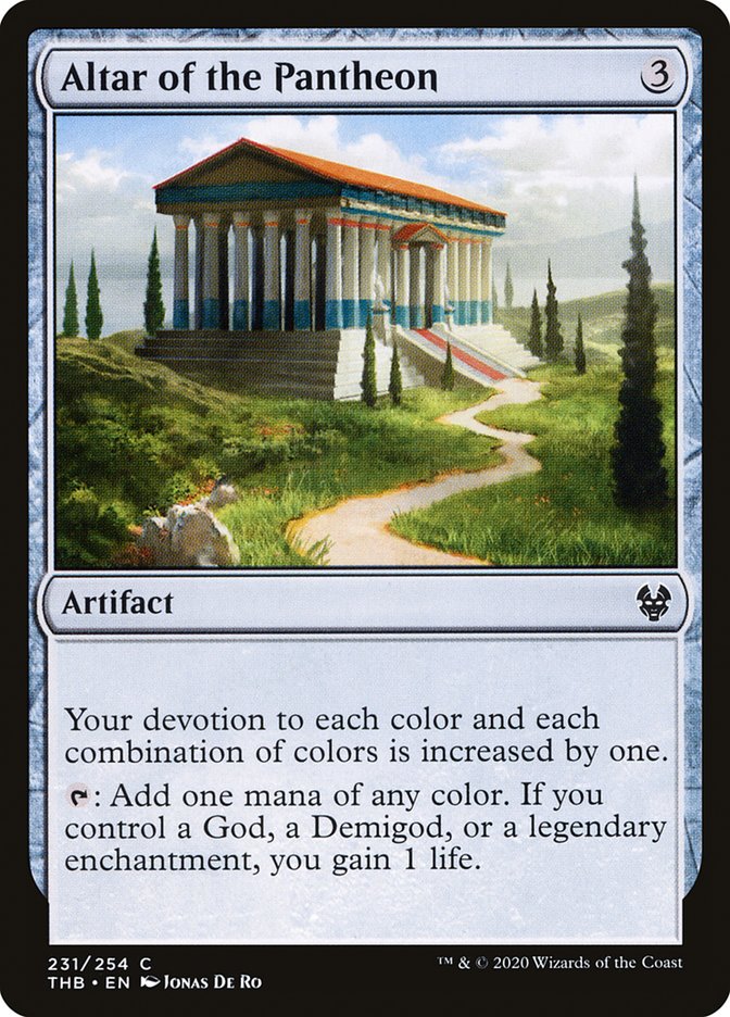 MTG: Theros Beyond Death 231: Altar of the Pantheon 