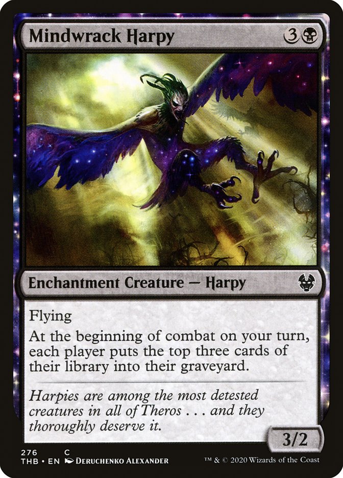 MTG: Theros Beyond Death 276: Mindwrack Harpy 