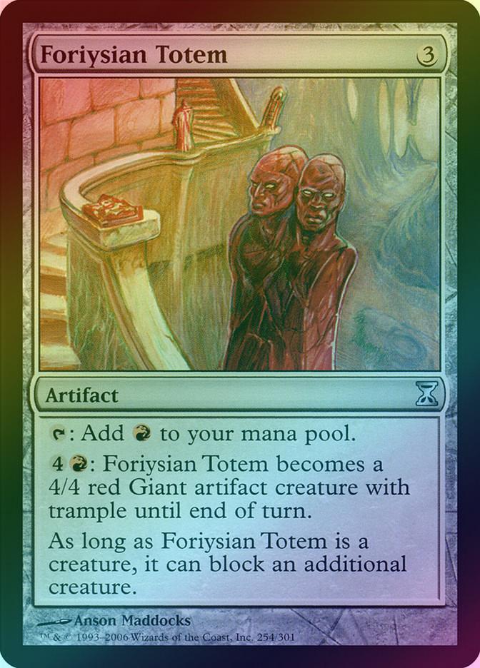 MTG: Time Spiral 254: Foriysian Totem (FOIL) 