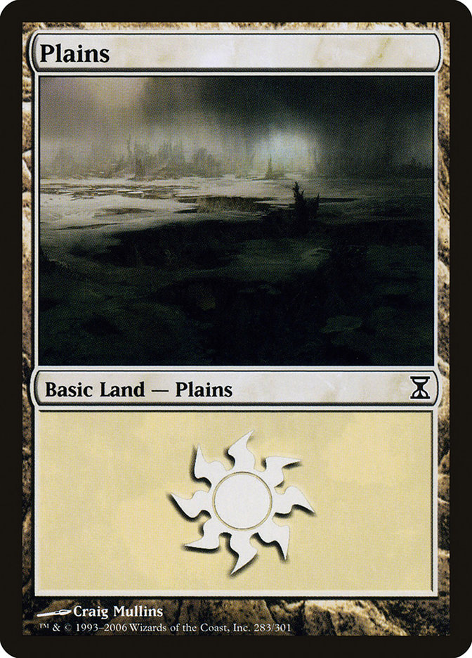 MTG: Time Spiral 283: Plains - Foil 