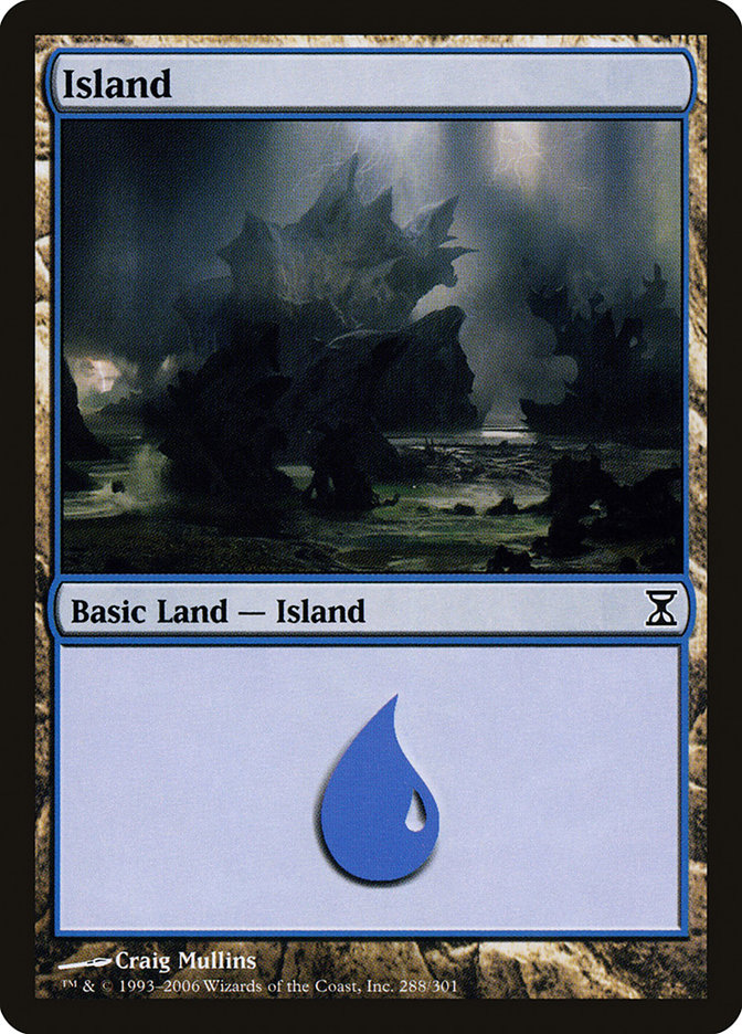 MTG: Time Spiral 288: Island - Foil 