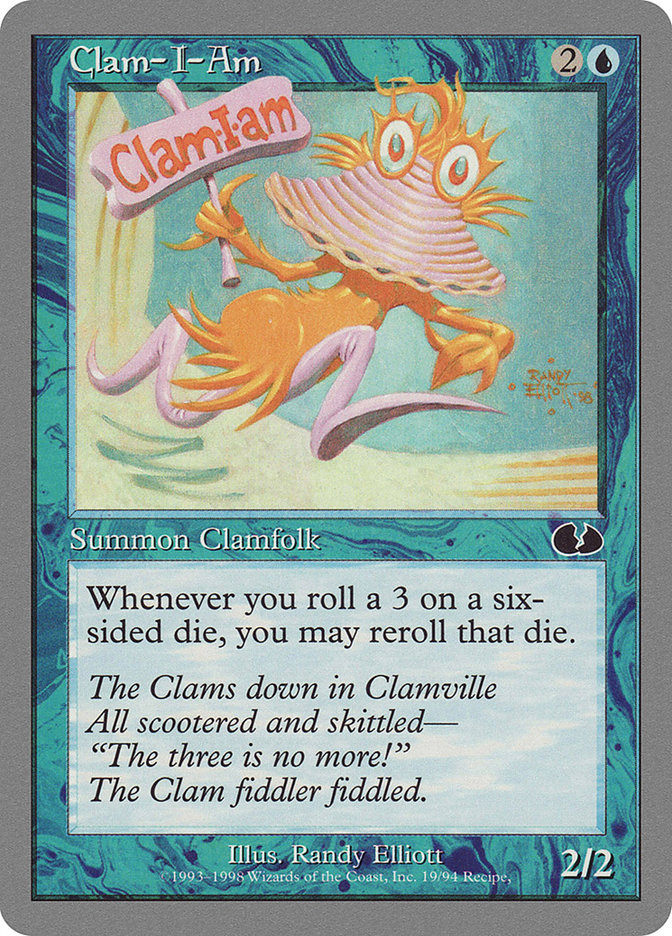 MTG: Unglued 019: Clam-I-Am 