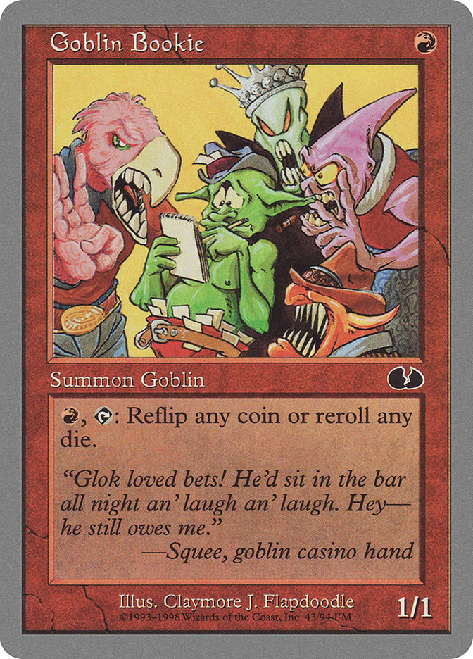 MTG: Unglued 043: Goblin Bookie 