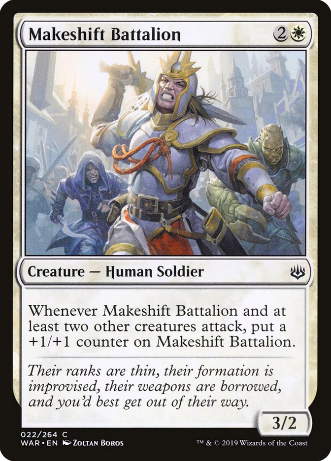 MTG: War of the Spark 022: Makeshift Battalion 