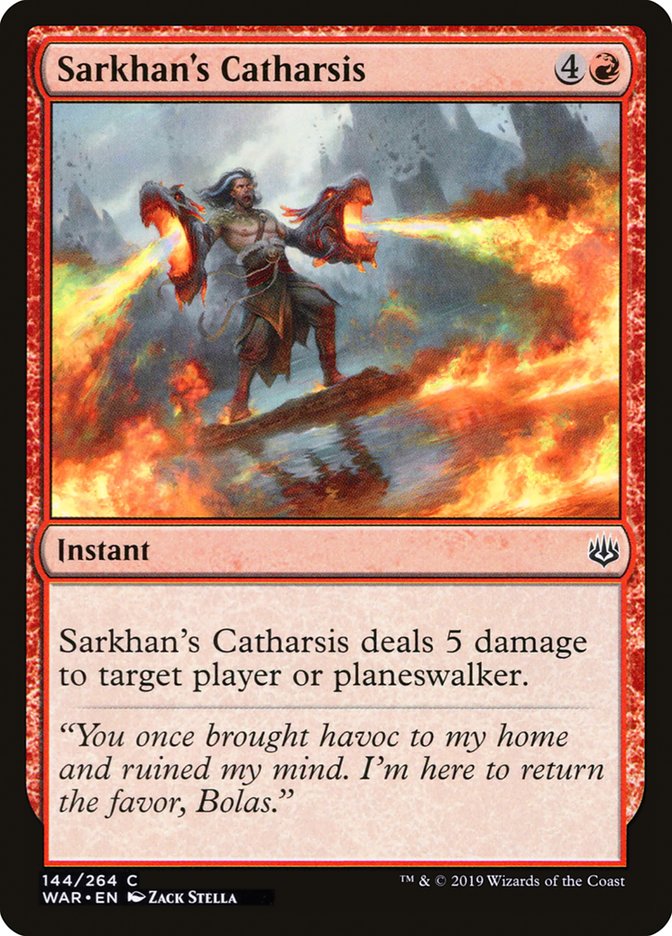 MTG: War of the Spark 144: Sarkhans Catharsis 