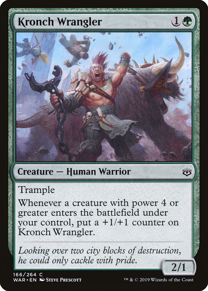 MTG: War of the Spark 166: Kronch Wrangler 