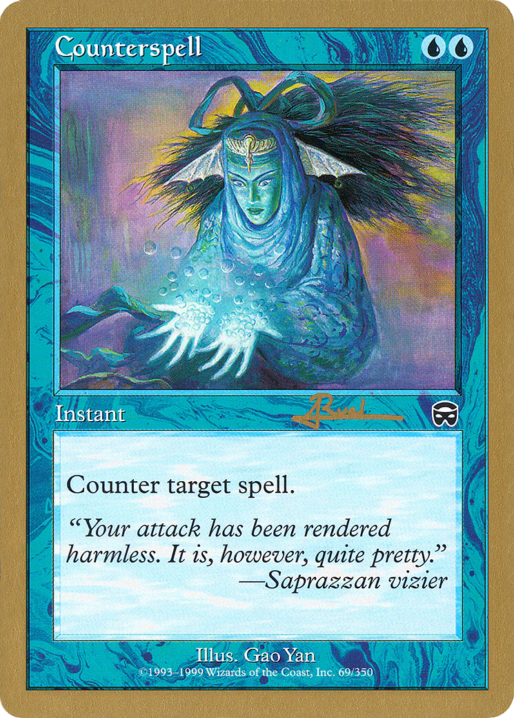 MTG: World Championship Decks: Counterspell (2001 Antoine Ruel) 