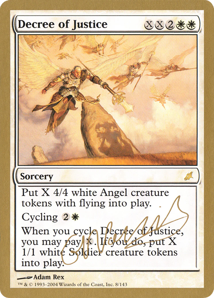 MTG: World Championship Decks: Decree of Justice (2004 Gabriel Nassif) 