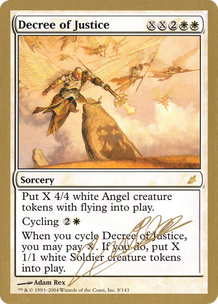 MTG: World Championship Decks: Decree of Justice (2004 Julian Nuijten) 