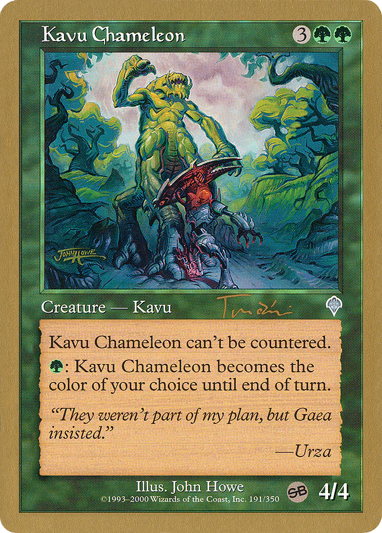 MTG: World Championship Decks: Kavu Chameleon (2001 Jan Tomcani) (SB) 