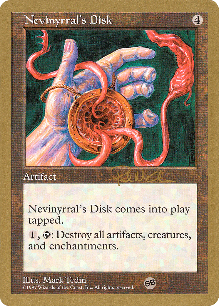 MTG: World Championship Decks: Nevinyrrals Disk (1997 Paul McCabe) 