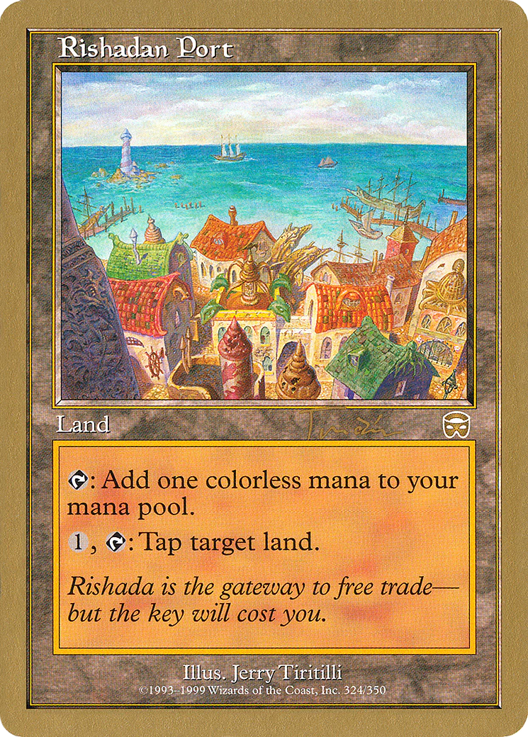 MTG: World Championship Decks: Rishadan Port (2001 Jan Tomcani) 