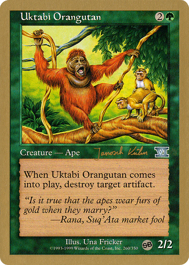 MTG: World Championship Decks: Uktabi Orangutan  (2000 Janosch Kuhn) (SB) 