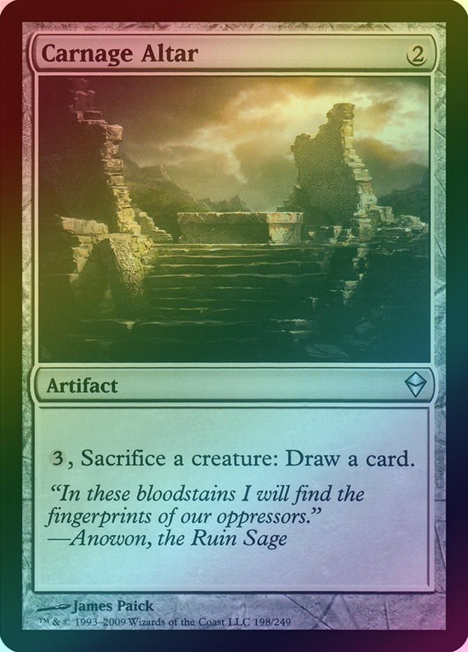 MTG: Zendikar 198: Carnage Altar (FOIL) 