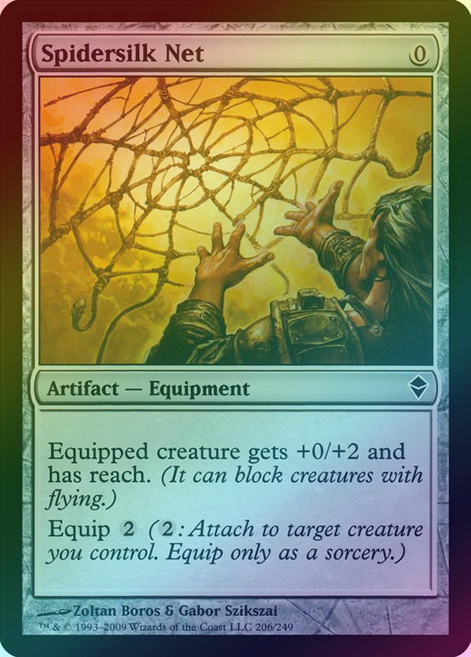 MTG: Zendikar 206: Spidersilk Net (FOIL) 