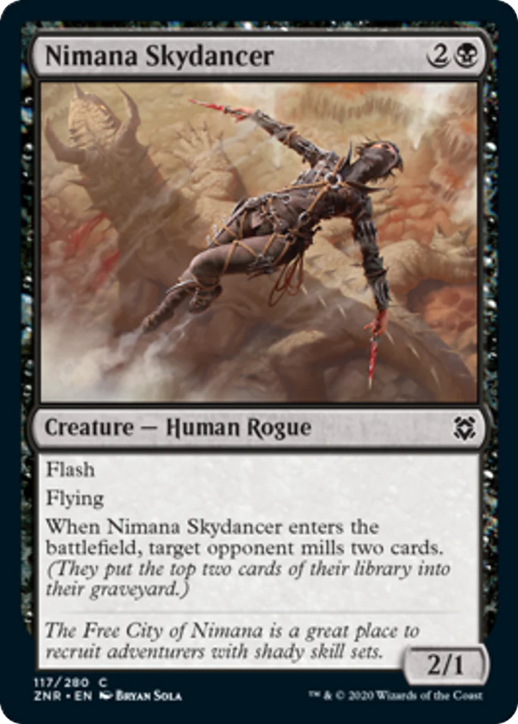 MTG: Zendikar Rising 117: Nimana Skydancer 