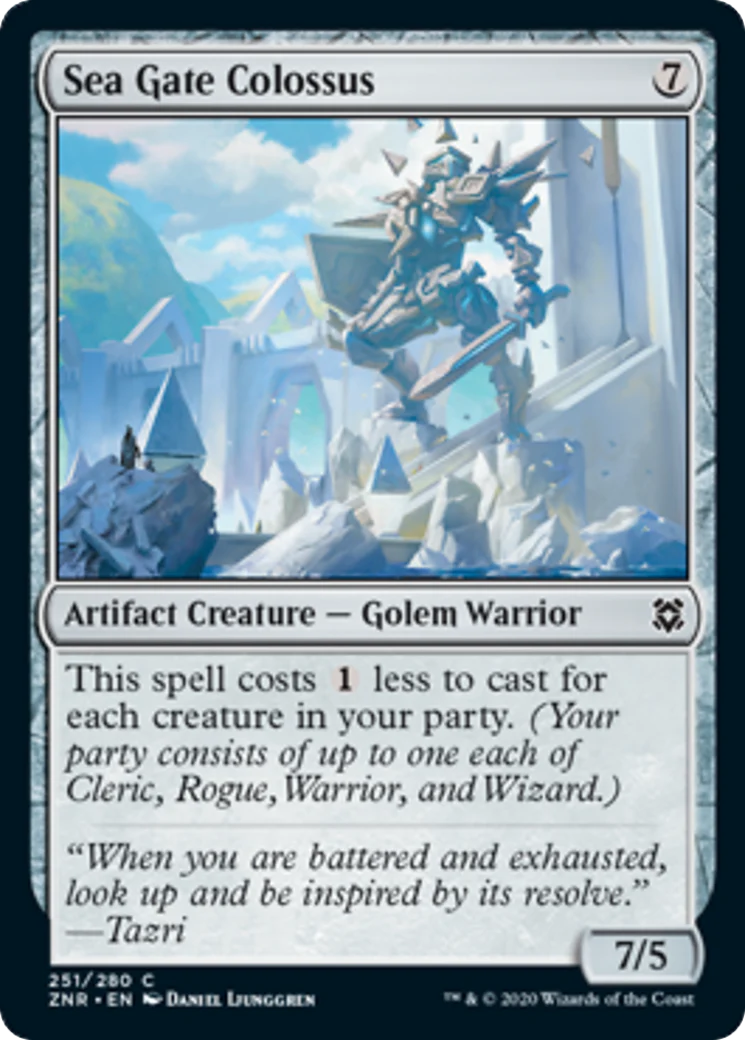 MTG: Zendikar Rising 251: Sea Gate Colossus 