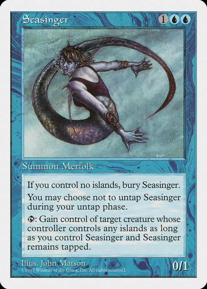 MTG: 5th Edition 121: Seasinger  