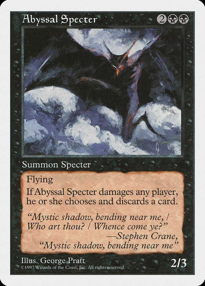 MTG: 5th Edition 139: Abyssal Specter  