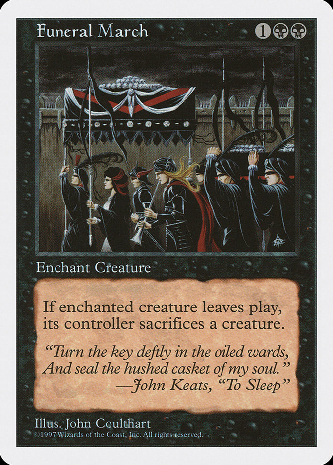 MTG: 5th Edition 164: Funeral March 