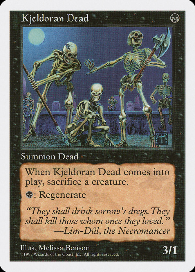 MTG: 5th Edition 170: Kjeldoran Dead 