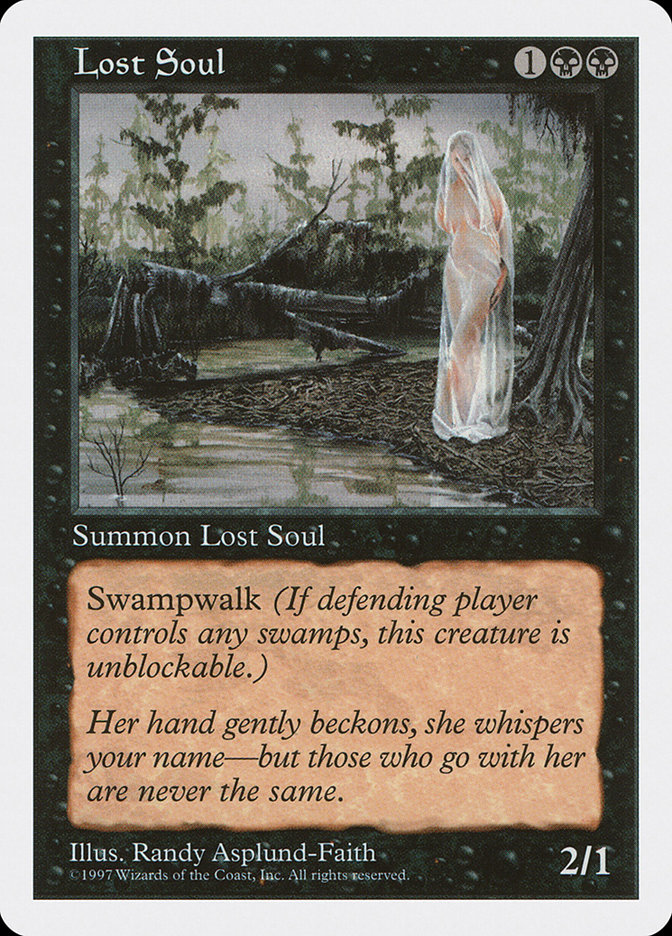 MTG: 5th Edition 175: Lost Soul  