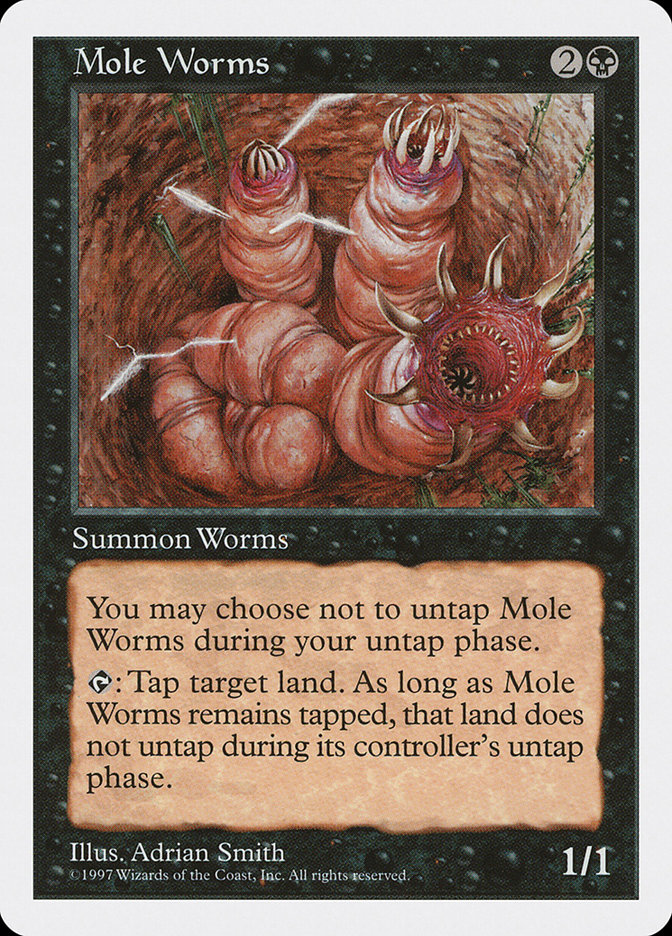 MTG: 5th Edition 179: Mole Worms  