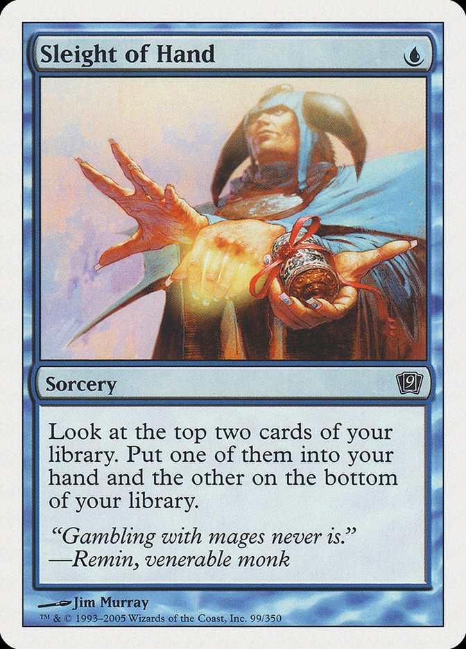 MTG: 9th Edition 099: Sleight of Hand 