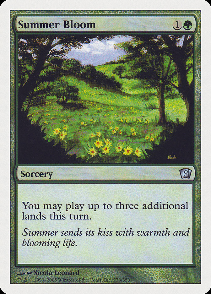 MTG: 9th Edition 273: Summer Bloom 