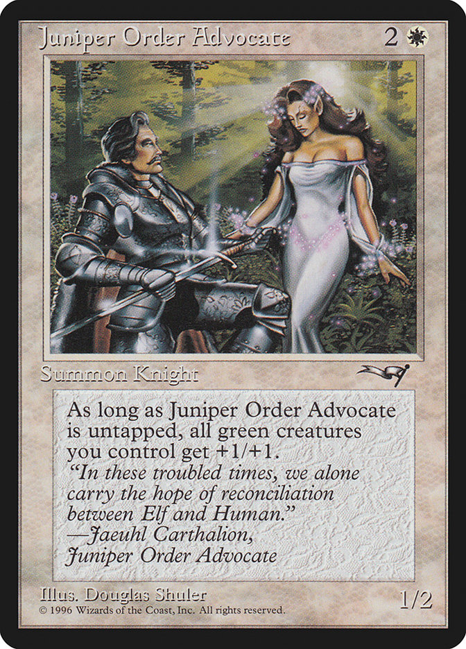 MTG: Alliances 006: Juniper Order Advocate 