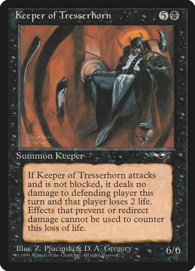 MTG: Alliances 052: Keeper of Tresserhorn 