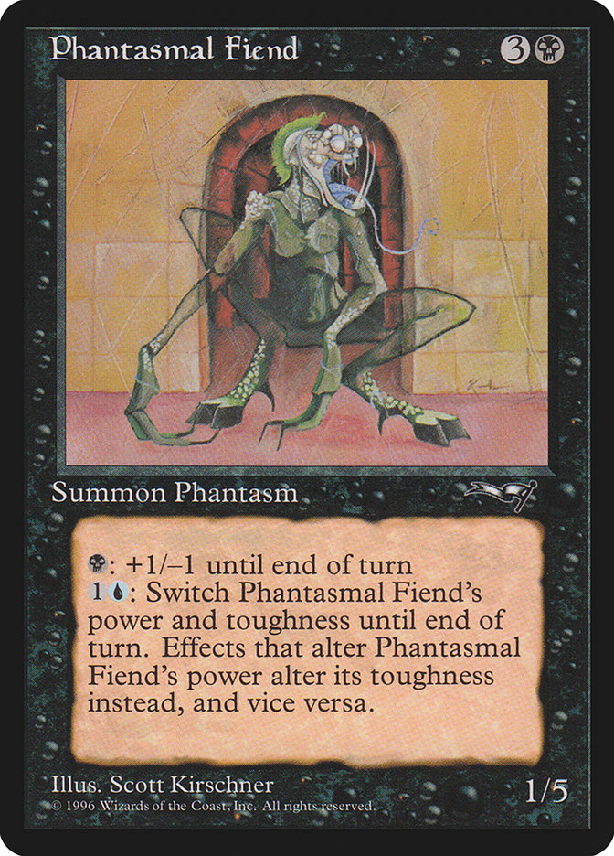 MTG: Alliances 057b: Phantasmal Fiend (Doorway) 