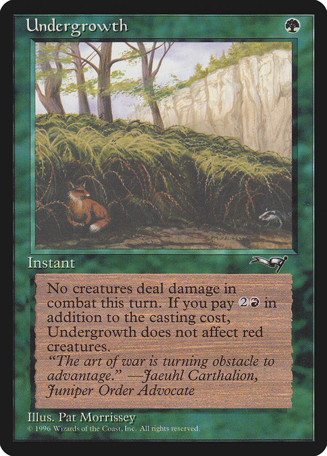 MTG: Alliances 102b: Undergrowth (Fox and Badger) 