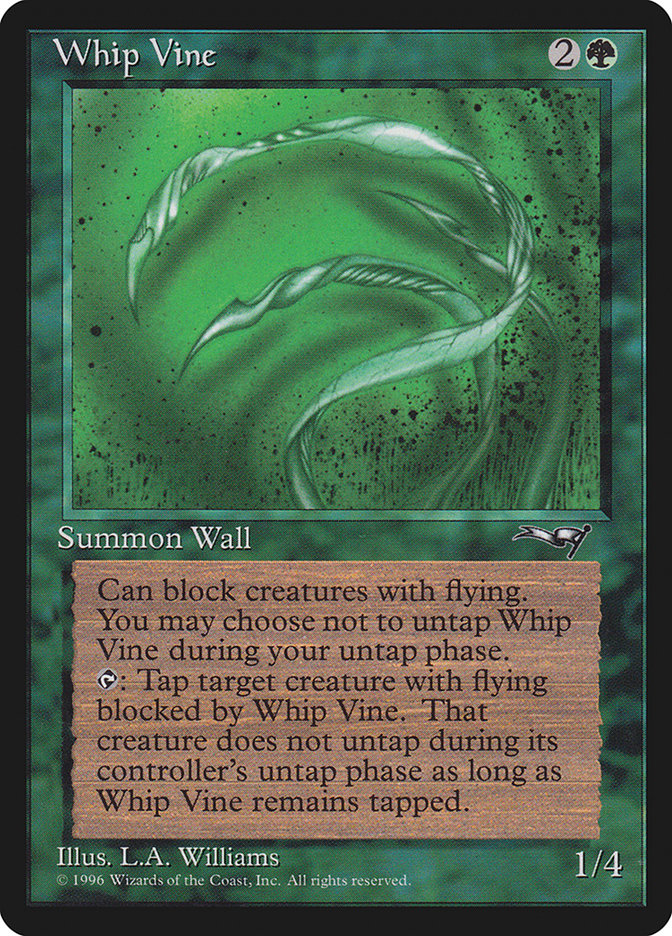 MTG: Alliances 103a: Whip Vine (No Bird) 